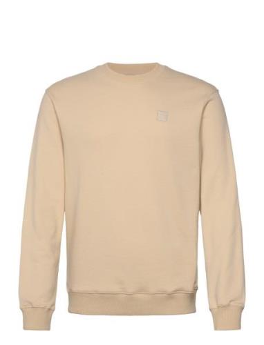 Essential Logo Badge Crew Scotch & Soda Cream