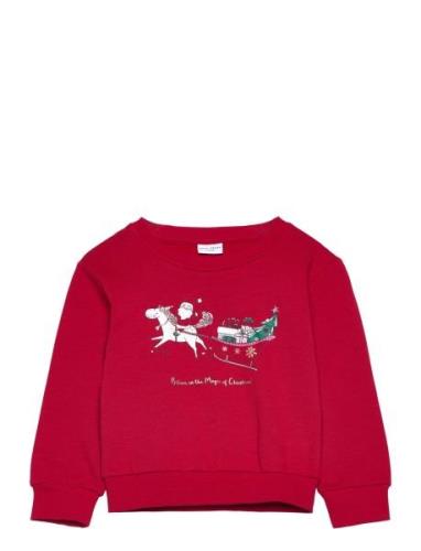 Nmfvismas Ls Nreg Sweat Bru Name It Red