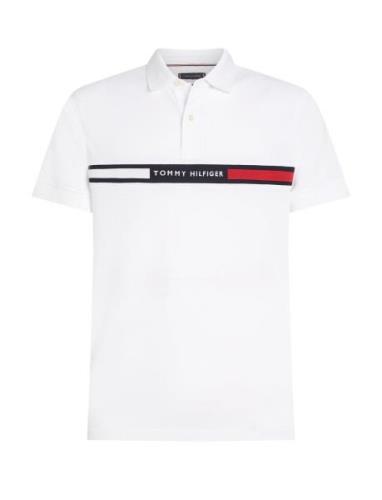 Hilfiger Chest Insert Reg Polo Tommy Hilfiger White