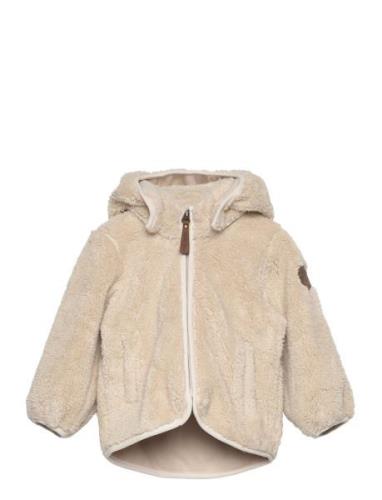 Wp Teddy Jacket W Ears Mikk-line Beige