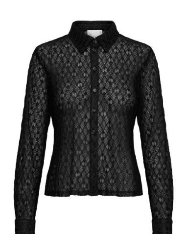 Violamw Lace Shirt My Essential Wardrobe Black