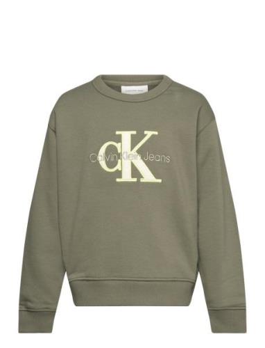 Outlined Mono Relaxed Cn Calvin Klein Khaki