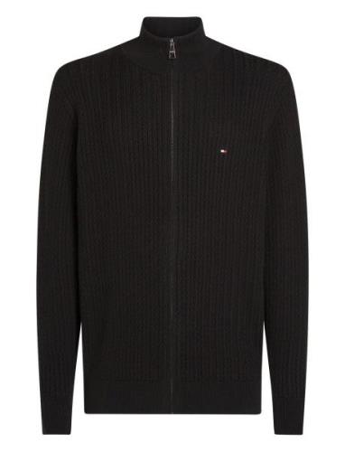 Herringb Structure Zip Thru Tommy Hilfiger Black