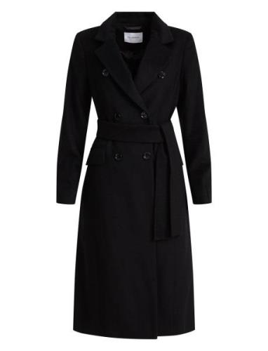 Wool Coat, Cadeo Ivo Nikkolo Black