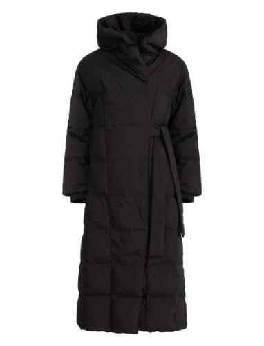 Hooded Down Coat, Musa Ivo Nikkolo Black