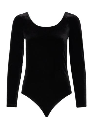 Velvet Ls Bodysuit Michael Kors Black