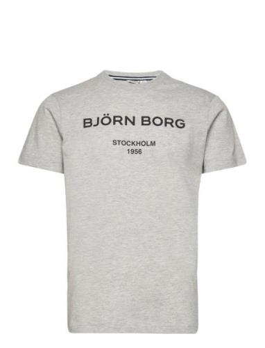 Borg Logo T-Shirt Björn Borg Grey