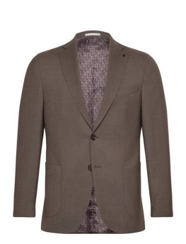 Flannel Blazer Michael Kors Brown