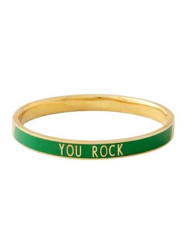 Word Candy Bangle Design Letters Green