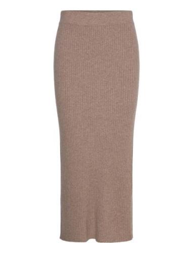 Rib Skirt Davida Cashmere Beige