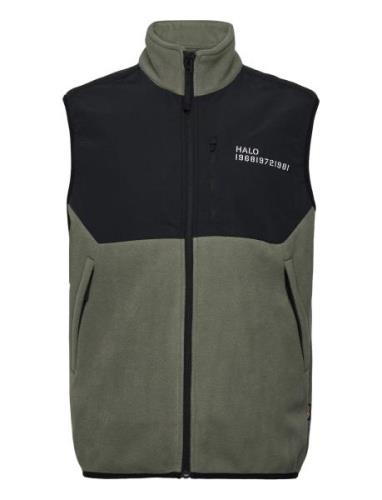 Halo Blocked Fleece Vest HALO Green