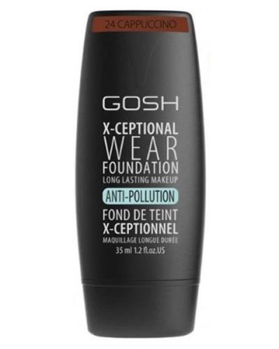 Gosh X-Ceptional Wear Foundation Long Lasting Makeup 24 Cappuccino 35 ...