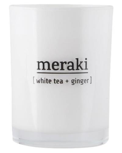 Meraki Scented Candle White Tea + Ginger 220 g