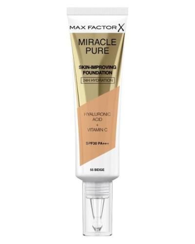 Max Factor Miracle Pure Skin-Improving Foundation - 55 Beige 30 ml