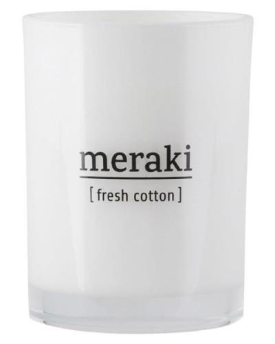 Meraki Scented Candle Fresh Cotton (Stop Beauty Waste) 220 g