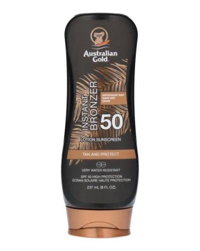 Australian Gold Instant Bronzer Lotion Sunscreen 50 (Stop Beauty Waste...