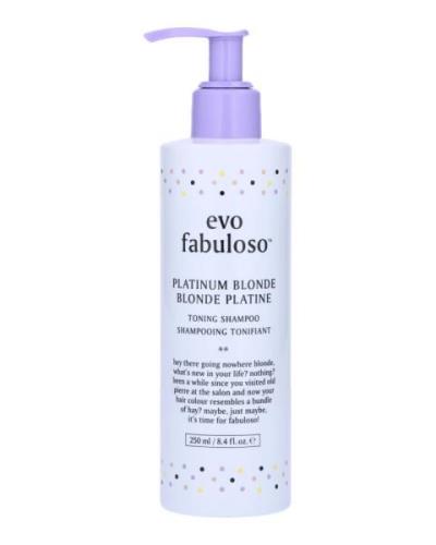 Evo Fabuloso Platinum Blonde Toning Shampoo 250 ml