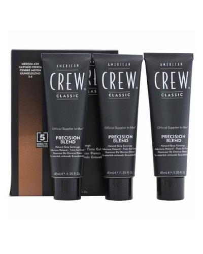 American Crew Precision Blend - Medium Ash 5-6 3x40ml 40 ml 3 stk.