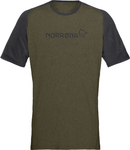 Norrøna Men's Fjørå Equaliser Lightweight T-Shirt  Olive Night