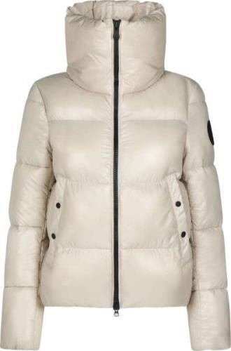 Save the Duck Women's Animal Free Puffer Jacket Isla Rainy Beige