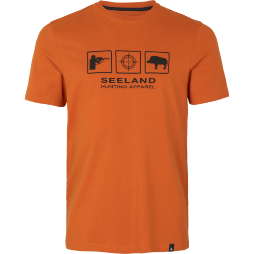 Seeland Men's Lanner T-Shirt Gold Flame