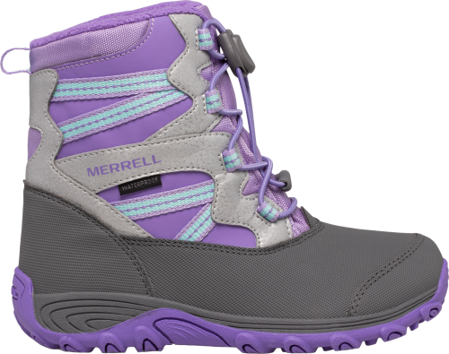 Merrell Kids' Outback Snow Boot Purple/Silver