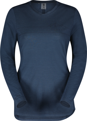 Scott Women's Defined Merino Long Sleeve Shirt Metal Blue