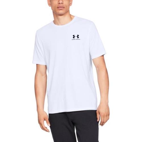 Under Armour Men's Sportstyle Left Chest Shortsleeve White