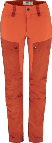 Fjällräven Women's Keb Trousers Curved  Cabin Red/Rowan Red