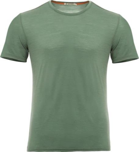 Aclima Men's LightWool T-shirt Round Neck Dark Ivy