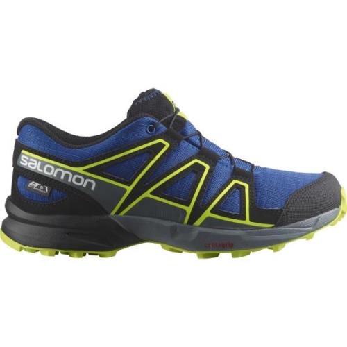 Salomon Juniors' Speedcross Climasalomon™ Waterproof Nautical Blue/Bla...