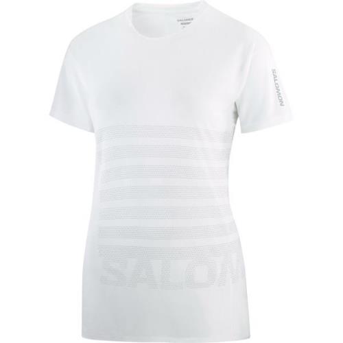 Salomon Women's Sense Aero Graphic Tee White