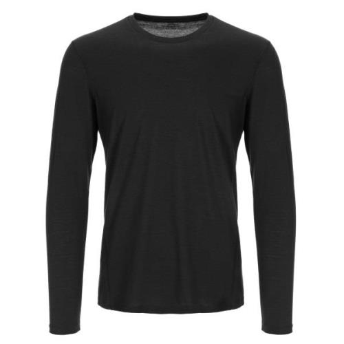 super.natural Men's Base Longsleeve 175 Jet Black