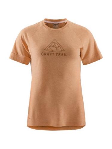 Craft Women's Adv Trail Wool Short Sleeve Tee Cliff Melange