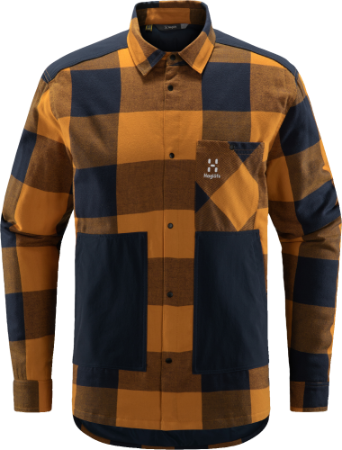 Haglöfs Men's Insulated Timmer Shirt Desert Yellow/Tarn Blue