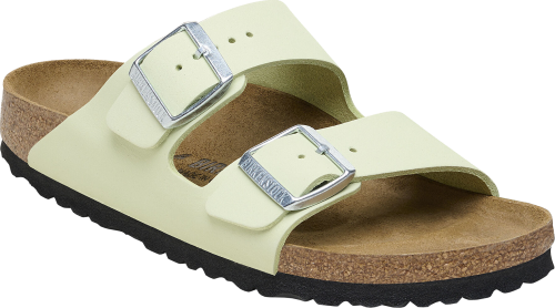 Birkenstock Women's Arizona Nubuck Leather Regular Faded Lime