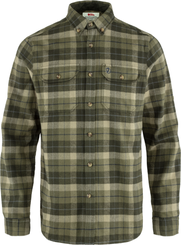 Fjällräven Men's Singi Heavy Flannel Shirt Green/Deep Forest