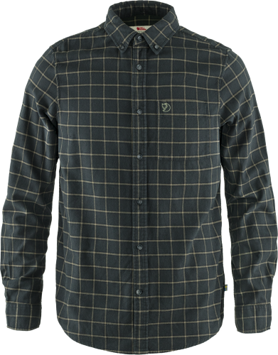 Fjällräven Men's Övik Flannel Shirt Dark Grey
