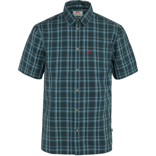 Fjällräven Men's Övik Lite Shirt Short Sleeve Dark Navy-Dawn Blue