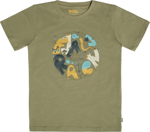 Fjällräven Kids' Forest Findings T-Shirt Light Olive