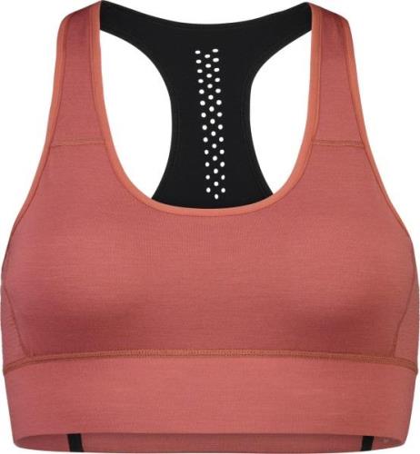 Mons Royale Women's Stratos Merino Shirt Sports Bra Terracotta