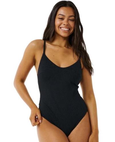 Rip Curl Women's Premium Cheeky Coverage One Piece Swimsuit Black