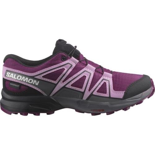 Salomon Juniors' Speedcross ClimaSalomon Waterproof Plum Caspia/Orchid...