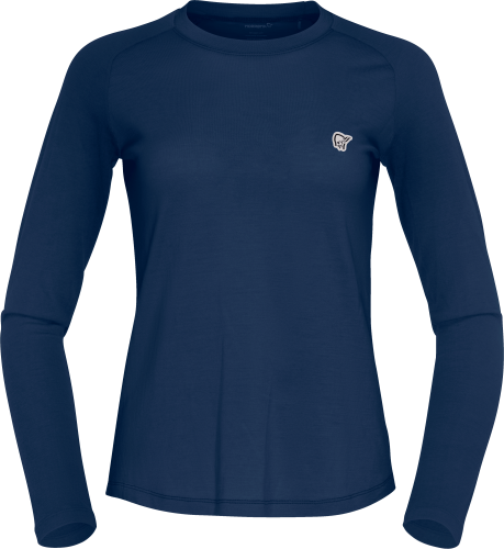 Norrøna Women's Femund pureUll Long Sleeve Indigo Night