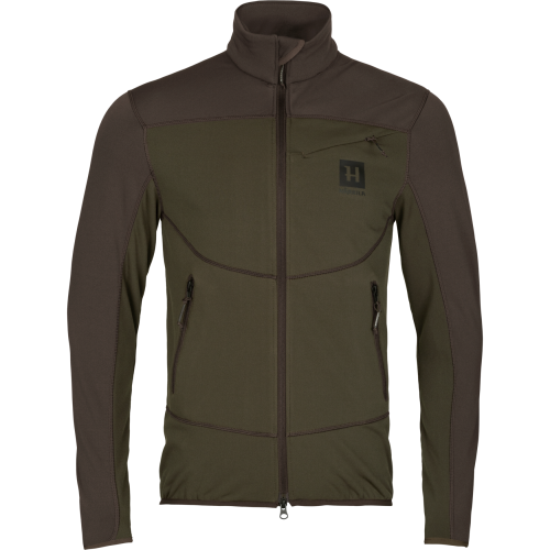 Härkila Men's Olaf Fleece Jacket Willow Green/Shadow Grey