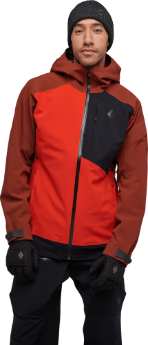 Black Diamond Men's Recon Stretch Ski Shell Jacket Mulled Cider/Black ...