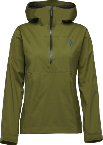 Black Diamond Women's Stormline Stretch Anorak Camp Green