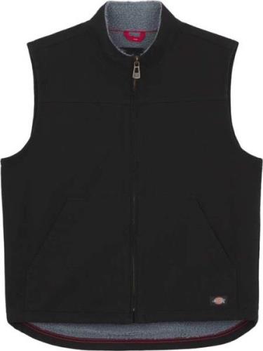 Dickies Men's Duck Sherpa Lined Vest Rinsed Black