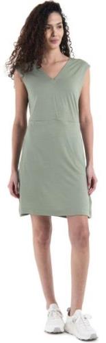 Icebreaker Women's Merino 200 Granary Sleeveless V-Neck Dress Lichen