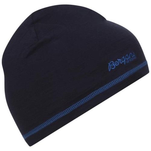 Bergans Juniors' Wool Beanie Navy Melange